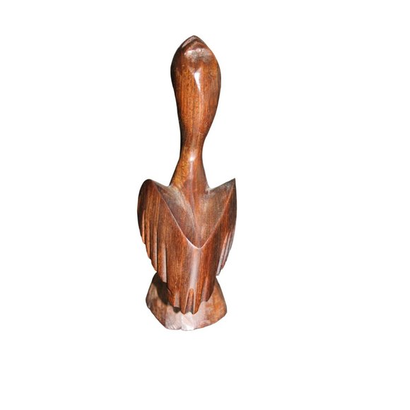 Set of 3 Ironwood Pelican Carved Statues approx $50 - Picture 7 of 16